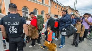 Ankunft von Flüchtlingen in Passau (© faz.net)